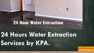 247 Water Extraction Service.