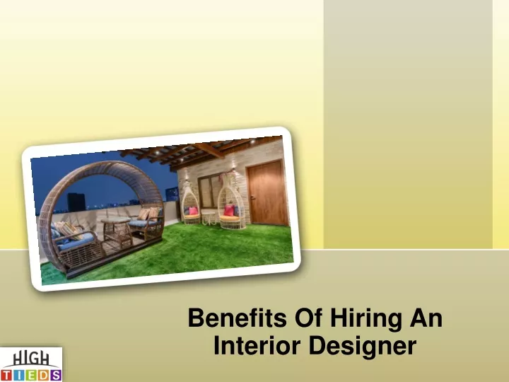 benefits of hiring an interior designer