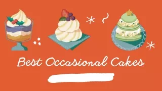 Best Occasional Cakes