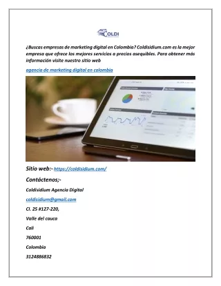 Agencia de Marketing Digital en Colombia | Coldisidium.com