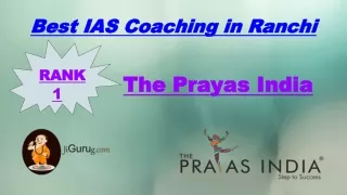 Best UPSC Coaching in Ranchi