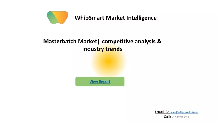 whipsmart market intelligence