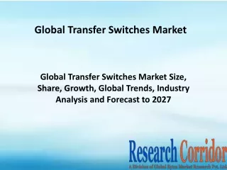 global transfer switches market