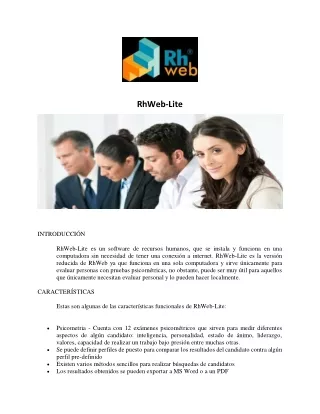 RhWeb-Lite | Software Recursos Humanos