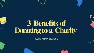 3 Benefits of Donating to a Charity