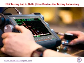 Ndt Testing Lab in Delhi | Non Destructive Testing Lab