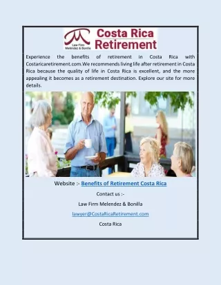 Retirement Planning Costa Rica | Costaricaretirement.com