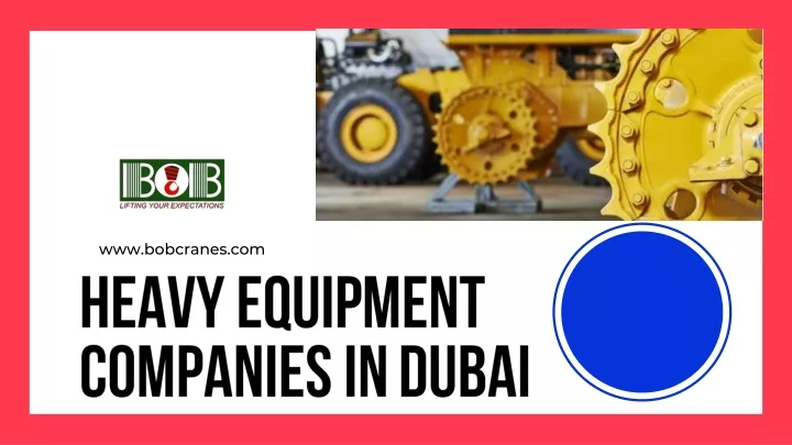 heavy equipment companies in dubai