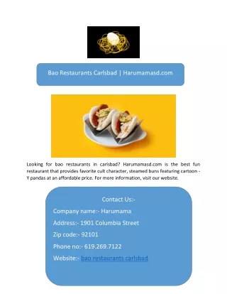 bao restaurants carlsbad harumamasd com