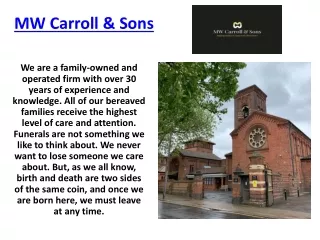 Burials Enfield - MW Carroll & Sons