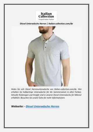 Diesel Unterwäsche Herren | Italian-collection.com/de