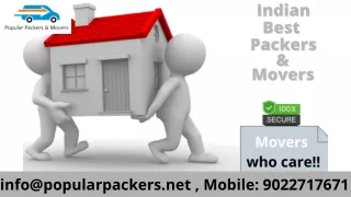 Best Packers & Movers in India