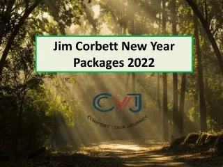Jim Corbett New Year Packages 2022 | Jim Corbett New Year Packages