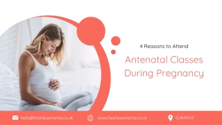 4 Reasons to Attend Antenatal Classes During Pregnancy