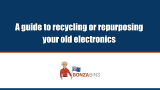 A Guide To Recycling or Repurposing your Old Electronics - Bonza Bins