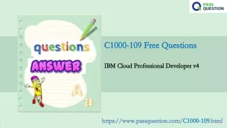 c1000 109 free questions c1000 109 free questions