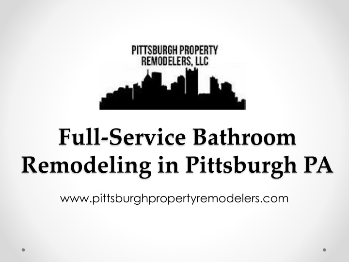 full service bathroom remodeling in pittsburgh pa