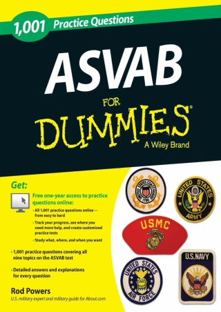 DOWNLOAD 1 001 ASVAB Practice Questions For Dummies  Free Online Practice