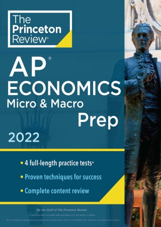 DOWNLOAD Princeton Review AP Economics Micro  Macro Prep 2022 4 Practice Tests