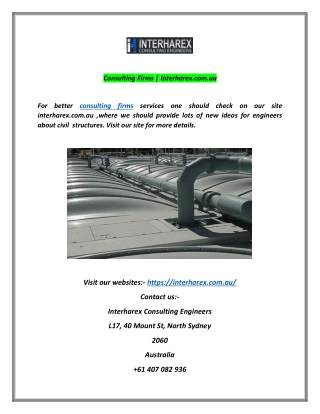 consulting firms interharex com au