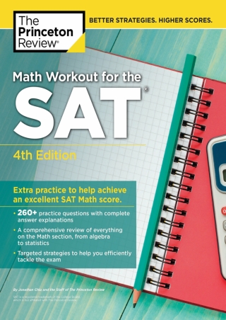 DOWNLOAD Math Workout for the SAT 4th Edition Extra Practice to Help Achieve an