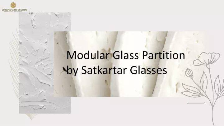 modular glass partition by satkartar glasses