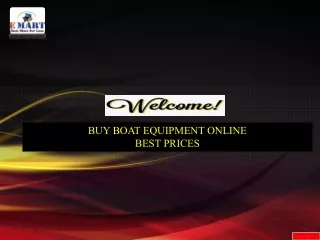 Buy Boat Equipment Online best prices.ppt