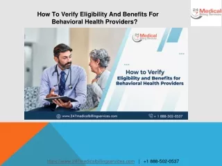 how to verify eligibility and benefits