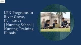 LPN Programs in River Grove, IL – 60171 | Nursing School | Nursing Training Illi