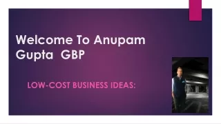 Anupam Gupta GBP-Marketing Ideas for Retailer