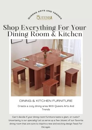 Stylish and Elegant Dining Room Furniture