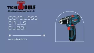 cordless drills Dubai
