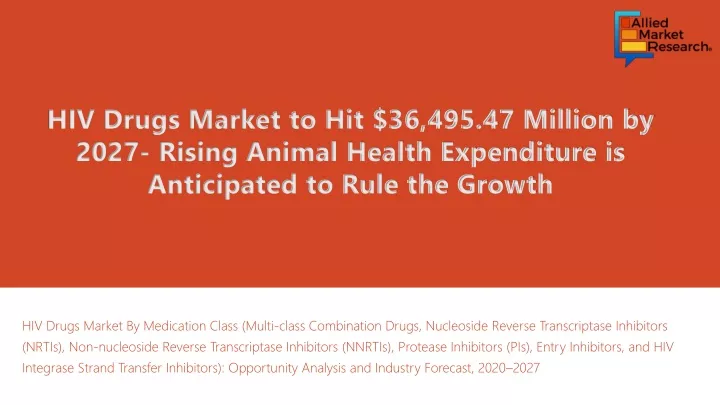 hiv drugs market to hit 36 495 47 million by 2027