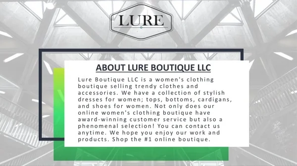 Lure Boutique LLC - Best Online Women’s Clothing Boutique