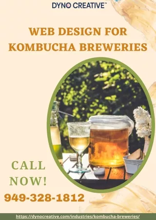 Get Best Web Design for Kombucha Breweries | Hire Our Experts