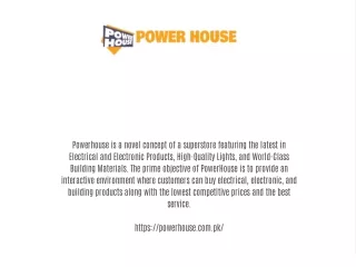 powerhouse is a novel concept of a superstore