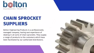 chain sprocket suppliers