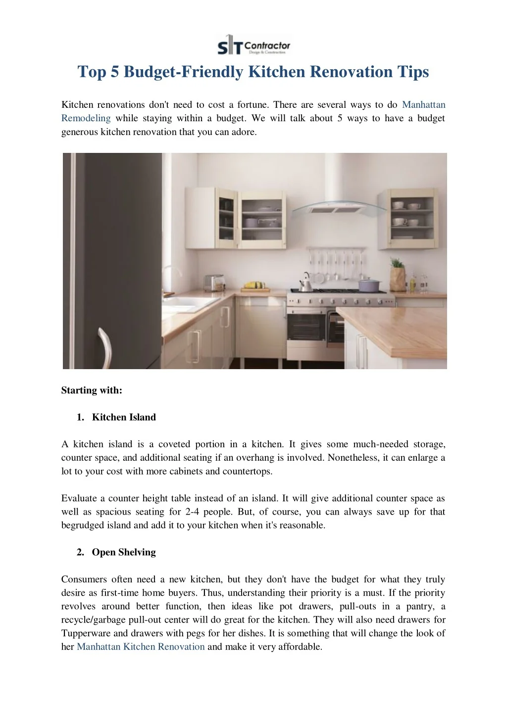 PPT - Top 5 Budget-Friendly Kitchen Renovation Tips PowerPoint ...
