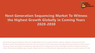 next generation sequencing market to witness