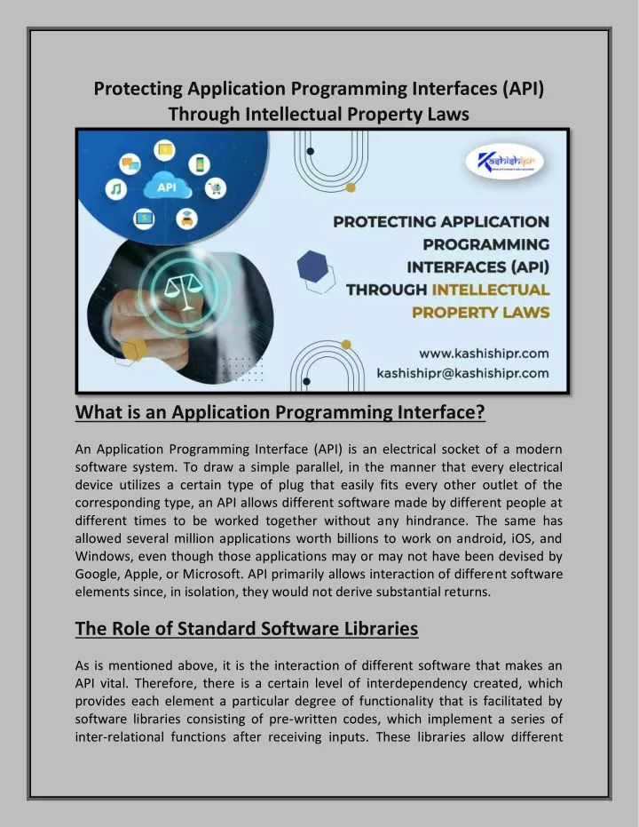 protecting application programming interfaces