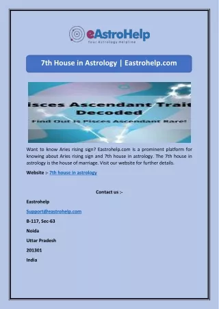 7th house in astrology eastrohelp com