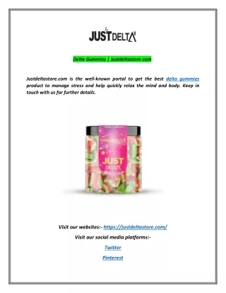 delta gummies justdeltastore com