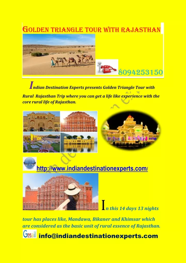 g olden triangle tour with rajasthan