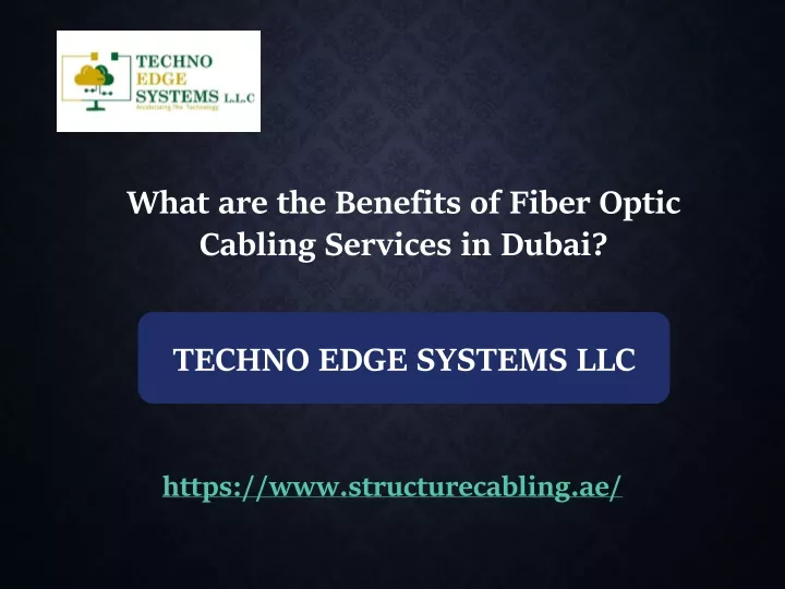 what are the benefits of fiber optic cabling