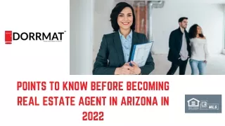 Points To Know Before Becoming Real Estate Agent in Arizona in 2022