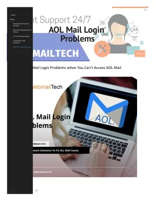 Fix AOL Mail Login Problems when You Can’t Access AOL Mail