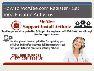 McAfee com Register