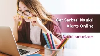 Sarkari Naukri Online