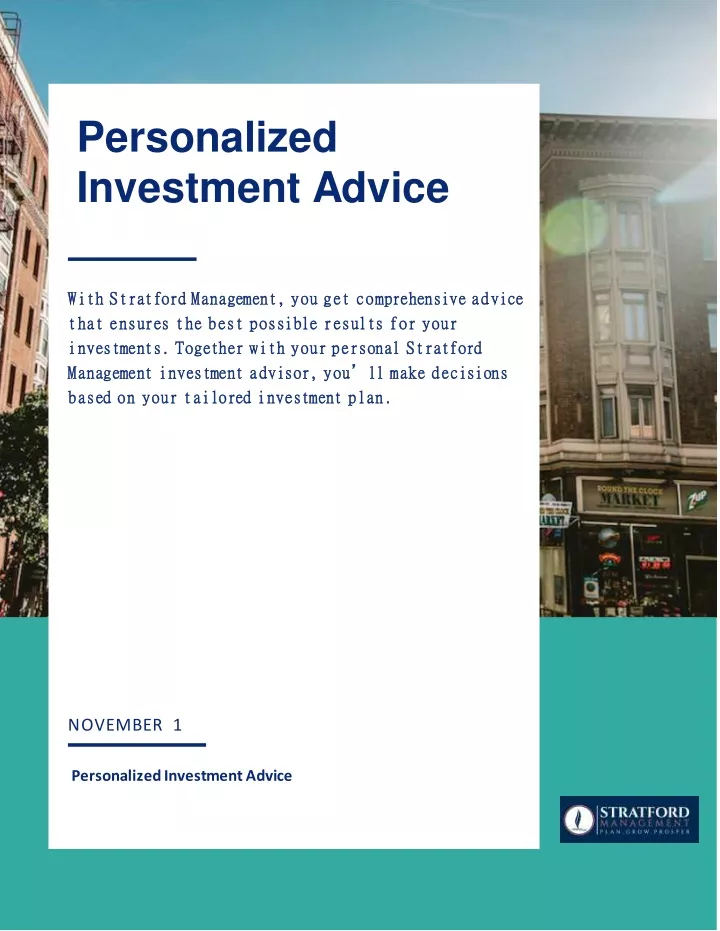 personalized investment advice