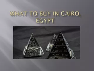 what to buy in cairo egypt